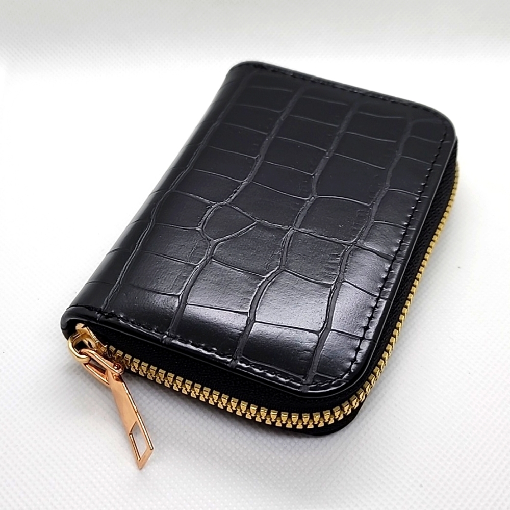 Small Zip Around Card Case